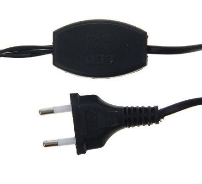 Гирлянда "Метраж" уличная, комнатная (Д: 20 м, нить тёмная, моргает, RG/RB)