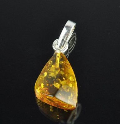 Кулон Янтарь "Золотой дождь" арт.ЯК-533