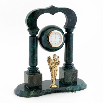 Часы "Ангел" камень змеевик