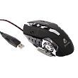 Мышь JM-520 MB-2.7 (NY), игровая, проводная, оптическая, 3200 dpi, подсветка, USB, черная