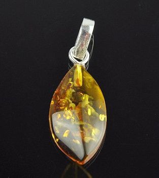 Кулон Янтарь "Золотой дождь" арт.ЯК-524