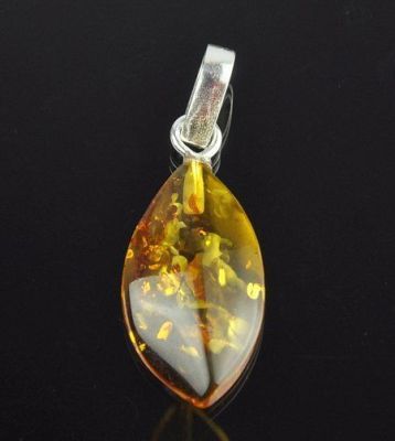 Кулон Янтарь "Золотой дождь" арт.ЯК-524