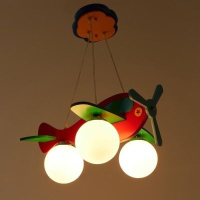 Люстра 6080 "Самолетик" E27 3х60Вт 50х46х90 см