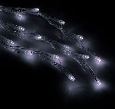 Гирлянда "Дождь" уличная (Ш:2 м, В:3 м, LED 800 шт., нить силикон,белый)