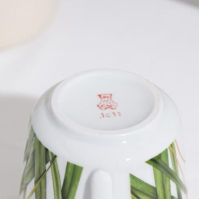 Сервиз чайный «Стрекоза», 14 предметов: чайник 1 л, сахарница 400 мл, 6 чашек 220 мл, 6 блюдец d=14 см