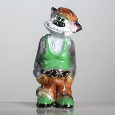 Копилка "Кот Фёдор", покрытие лак, разноцветная, 28 см, микс