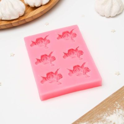 Молд «Букеты», 11,5×8×1,5 см, цвет МИКС