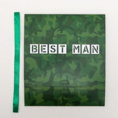 Коробка подарочная Best man, 20 х18 х5 см