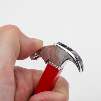 Зажигалка газовая "Молоток", с регулятором 9х3.7 см, микс