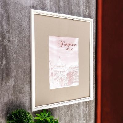 Фоторамка сосна с20 0033 белый 40х50 см