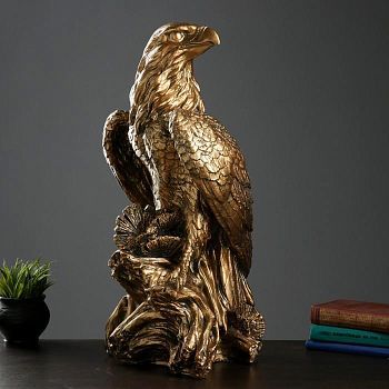 Копилка "Орел" большой бронза 63см