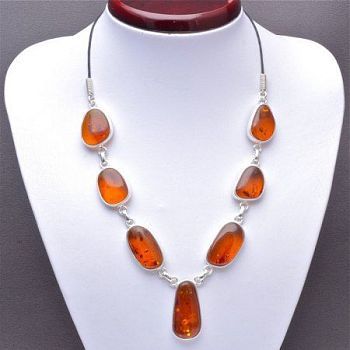 Колье Янтарь "Балтийская осень" арт. ЯК-1439