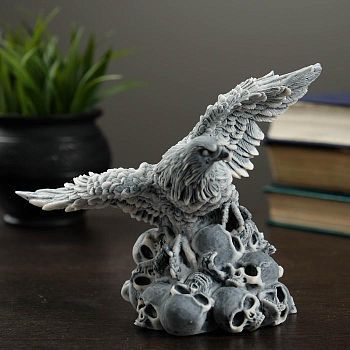 Сувенир "Орел на черепах" 14см