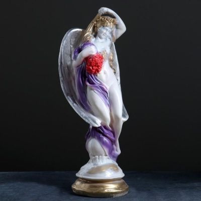 Фигура "Фортуна" белое золото, 63х24см МИКС