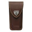 Victorinox Pouch Brown Чехол кожаный коричневый для Swiss Army Knives or EcoLine 91 mm, толщина ножа 5-8 уровней  (арт. - 4.0535)