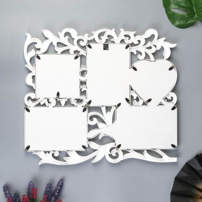 Фоторамка-Коллаж "С сердцем"  на 5 фото