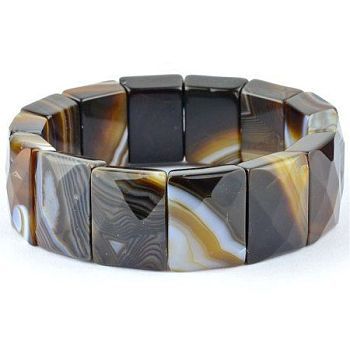 Браслет Агат "Энигма" арт. бНАГ-15(15-20)-17-3