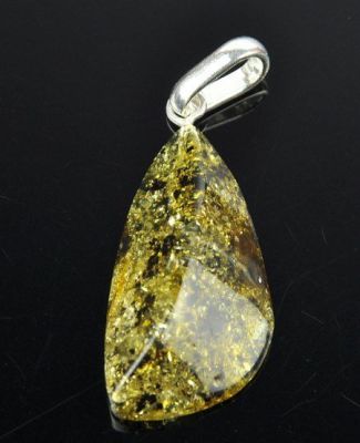 Кулон Янтарь "Золотой дождь" арт.ЯК-164