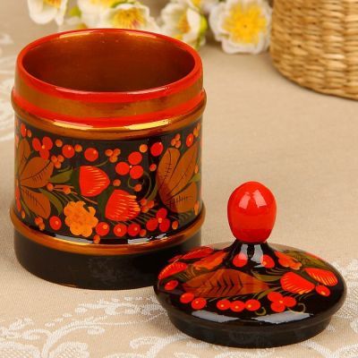 Поставок «Обеденный», 8,5х14 см, хохлома