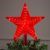 Светодиодная верхушка на ёлку «Звезда красная» 22 см, 30 LED, провод 2 метра, 220 В, свечение красное