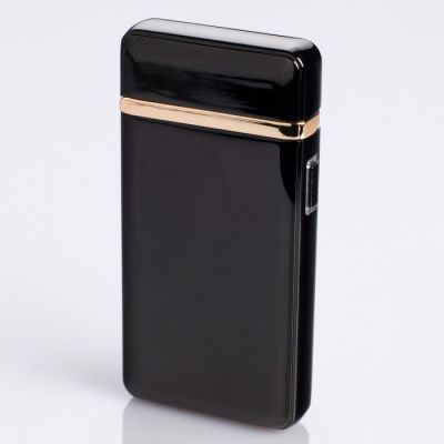 Зажигалка электронная, дуговая, USB, чёрная, 3.5х10х10 см