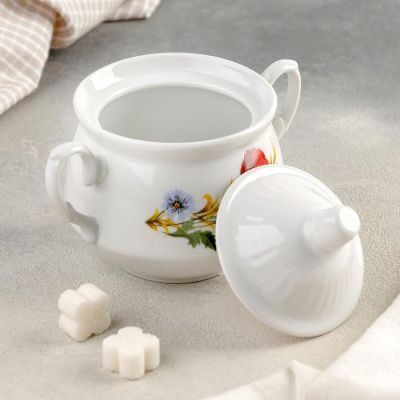 Сахарница «Маки красные», 450 мл