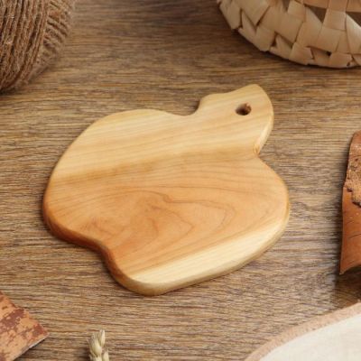 Доска "Яблоко" 14 см, можжевельник