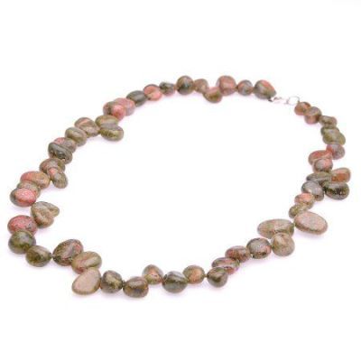 Бусы Яшма "Бабочка" арт.П3174