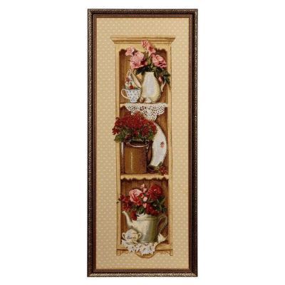 Гобеленовая картина "Дачная этажерка" 38*94 см