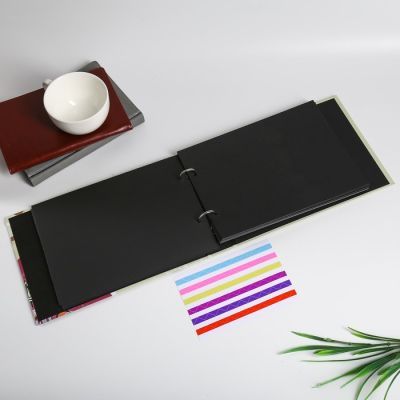 Фотоальбом 25 листов(уголки+кольца) "Мультяшки" 27х19 см