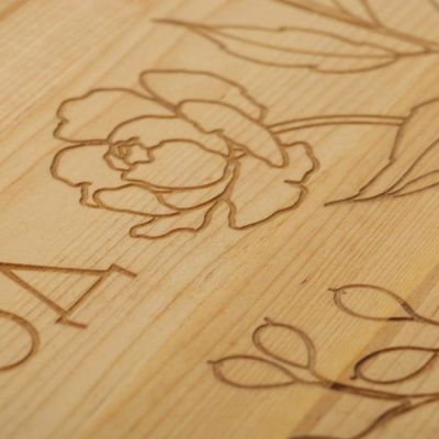 Доска разделочная "Для самых вкусных блюд", массив берёзы, 50 × 30 × 2 см