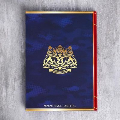 Набор "Защитнику Отечества" гель для душа виски 250 мл аромат парфюма, ежедневник А5