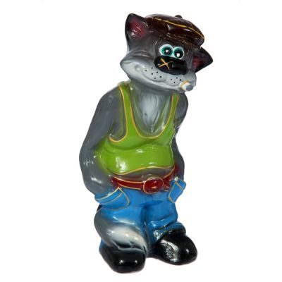 Копилка "Кот Фёдор", покрытие лак, разноцветная, 28 см, микс