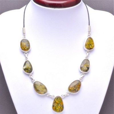 Колье Янтарь "Балтийская осень" арт. ЯК-1446