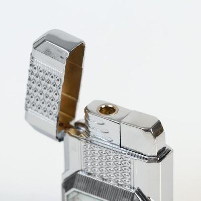 Зажигалка "Часы на ремешке" в мешочке,  пьезо, газ, микс