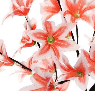 Светодиодный куст "Лилия красная" улич. (0,85 м.)