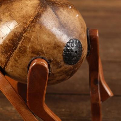 Сувенир копилка из кокоса "Обезьянка" 18х14х15 см