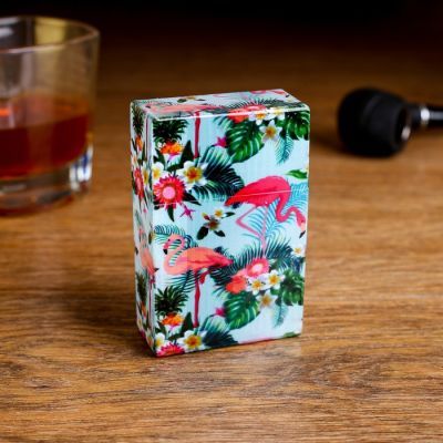 Портсигар "Фламинго", 9х6х2.5 см, микс