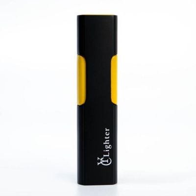 Зажигалка газовая, пьезо, с регулятором 9х2.2 см, жёлтая