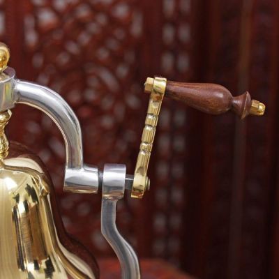 Колокол "Клэм" алюминий, латунь  26х23х16 см