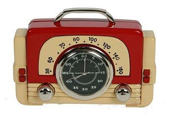 Часы настольные Ретро радио (8x2x5см.)