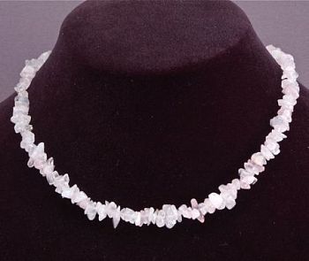 Бусы Кварц Розовый  "Забава " арт.НКР-75-43-1