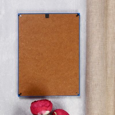 Фоторамка пластик L-4 21х30 см, синий, с небьющимся стеклом