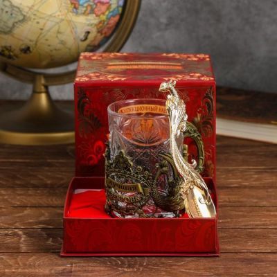 Подарочный набор подстаканник с ложкой «Лучшая свекровь»