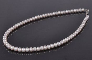 Бусы Жемчуг "Классика №6" арт.НЖМ-1(6)-42-1-8