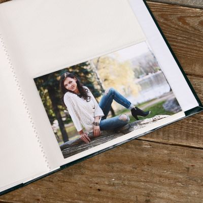 Фотоальбом Fotografia на 200 фото, 10x15 см., "Классика" зелёный