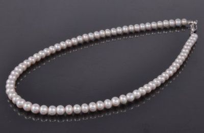 Бусы Жемчуг "Классика №6" арт.НЖМ-1(6)-42-1-8