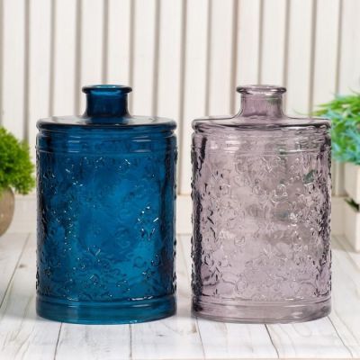 Ваза "Джеремми-1" d-2,5см,  19х11 см МИКС