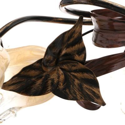 Люстра 60271  черный/золото/медный