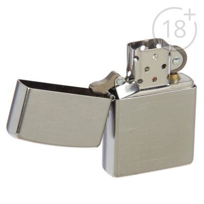 Зажигалка ZIPPO 28181 Classic с покрытием Brushed Chrome